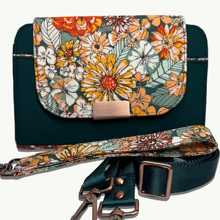 Lomanza Crossbody front view, handmade by BoltsandBridges.com